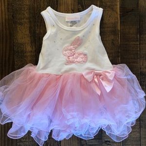 Kid’s - Bonnie Baby 12M Pink Bunny Dress
